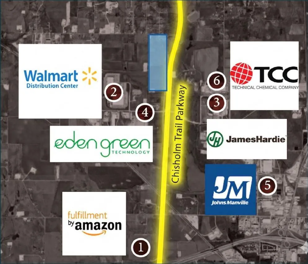 Cleburne Bulk Industrial Development site map — 2501 CR 902, Cleburne, TX 76033